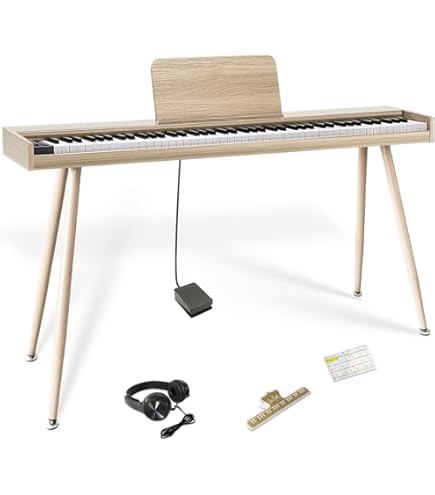 Amazon | KORG D1 WH 専用木製スタンド ST-WL 椅子 ヘッドホン セット